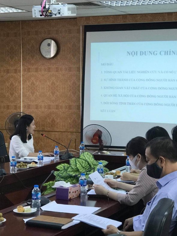 Tọa đàm khoa học dành cho nhà nghiên cứu Hàn Quốc tại Việt Nam kỳ tháng 7 năm 2020: “Không gian xã hội của cộng đồng người Hàn Quốc ở Hà Nội”