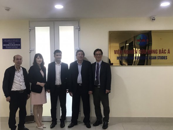 Đại diện Văn phòng Kinh tế và Văn hóa Đài Bắc tại Hà Nội thăm và làm việc với Viện Nghiên cứu Đông Bắc Á