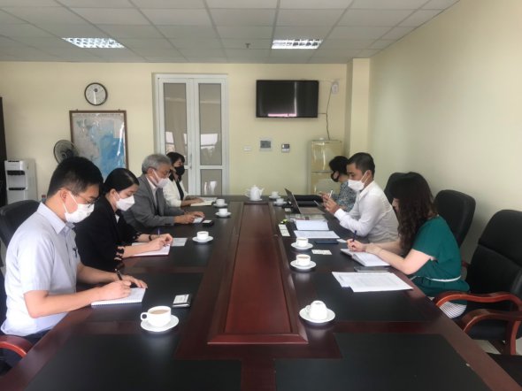 Lãnh đạo Viện Nghiên cứu Đông Bắc Á làm việc với Trung tâm Giao lưu Văn hóa Nhật Bản tại Việt Nam