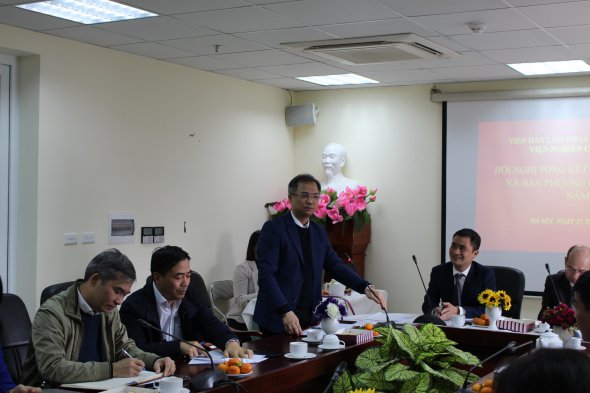Hội nghị tổng kết công tác năm 2022 và bàn phương hướng công tác năm 2023 của Viện Nghiên cứu Đông Bắc Á