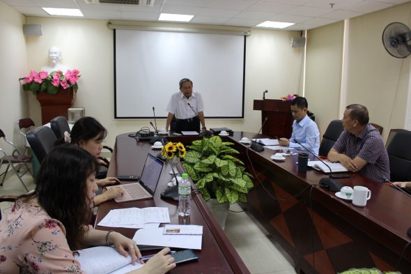 Sinh hoạt Chi bộ chuyên đề “Học tập và làm việc theo tấm gương đạo đức Hồ Chí Minh: Tư tưởng Hồ Chí Minh trong chính sách đối ngoại”