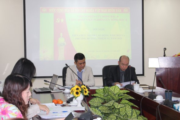 Hội nghị cán bộ, viên chức và người lao động năm 2023 của Viện Nghiên cứu Đông Bắc Á