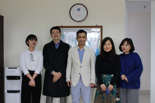 Viện Nghiên cứu Đông Bắc Á làm việc với Cơ quan Hợp tác Quốc tế Nhật Bản (JICA)